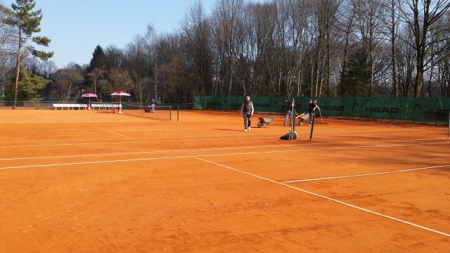 Tennisplatzopening